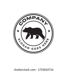 BEAR LOGO , ANIMAL WILD LOGO
