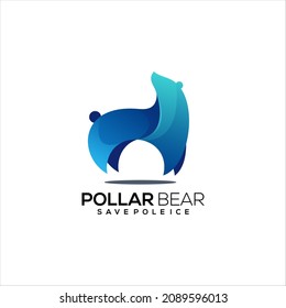 BEAR logo colorful gradient Template