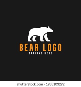 bear logo design for logo template