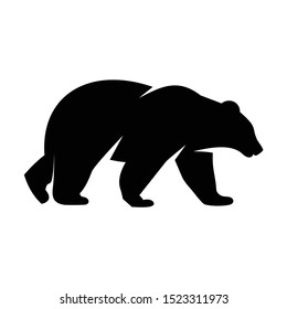 bear logo design template inspiration, vector illustration