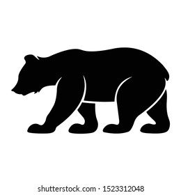bear logo design template inspiration, vector illustration
