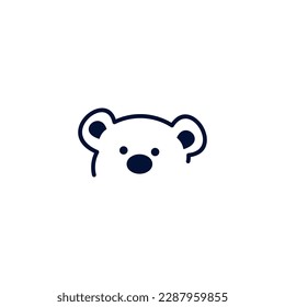 Bear Logo Design Template. Vector illustration
