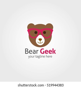 Bear Logo Design Template. Vector illustration