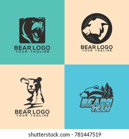 Bear Logo Design Vector