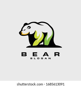 bear logo design vector abstract illustrator