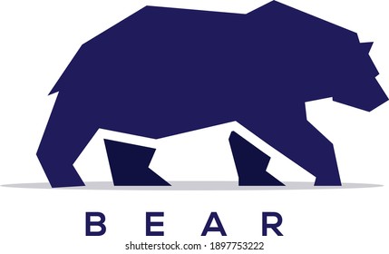 Bear Logo design. Vector Bear logo design icon symbol sign template