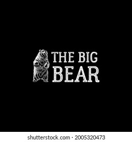 Bear Logo Design Vector Illustration Stock Vector (Royalty Free ...