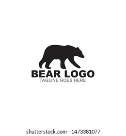 Bear logo design vector template