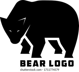 bear logo - bear logo design vector - vintage retro vector line outline monoline art icon