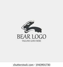 Bear logo. Bear head icon. vector illustraton