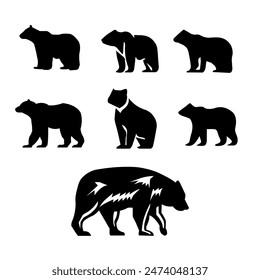 bear logo with bear icon