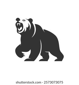 Bear logo icon design illustration