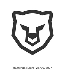 Bear logo icon design illustration