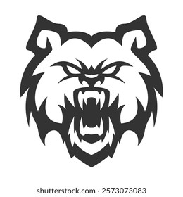 Bear logo icon design illustration