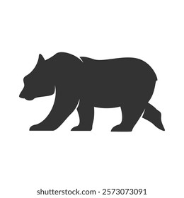 Bear logo icon design illustration