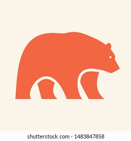 Bear logo. Icon design. Template elements