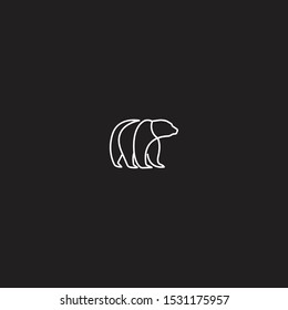 Bear Logo Icon Design Template Vector Illustration