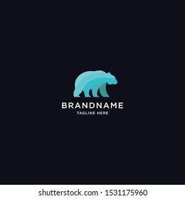 Bear Logo Icon Design Template Vector Illustration