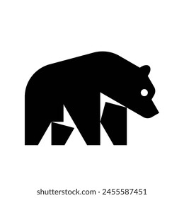 Bear logo. Icon design. Template elements	