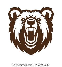 Bear logo icon design template