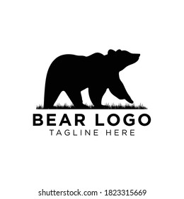 Bear logo icon design vector illustration