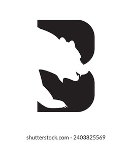 Bear logo icon design vector illustration