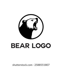 Bear logo icon vector concept