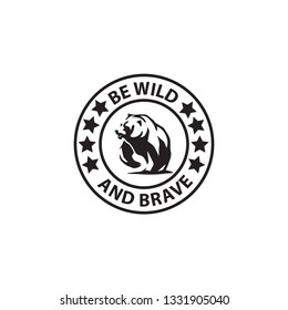 Bear Logo - Mascot - Template Design Elements