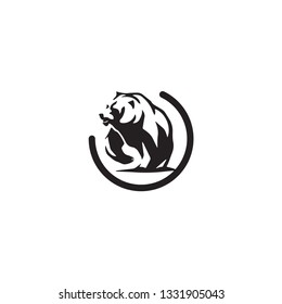 Bear Logo - Mascot - Template Design Elements