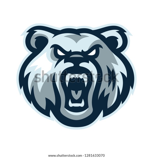 Bear Logo Mascot Template Vector Illustration Stock Vector (Royalty ...