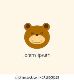 bear logo, simple logo design for your business.