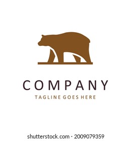Bear Logo, Simple and modern Animal logo