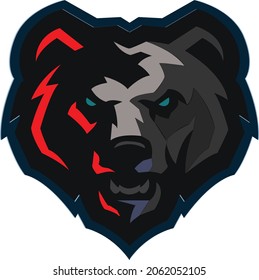 Bear Logo for sports team, Wild Bear