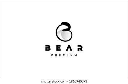 Bear Logo Symbol Vector Design Illustration