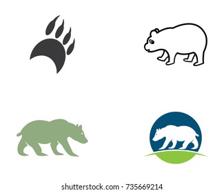 Bear logo template