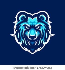 Bear Logo Template Esport gaming