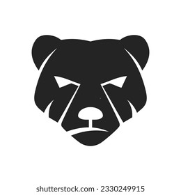 bear logo template. Icon Illustration Brand Identity. Isolated and flat illustration. Vector graphic