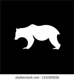 Bear Logo Template Made With Golden Ratio Principles.