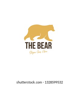 Bear logo template. Bear logo vector