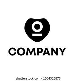 Bear logo template vector. Wild animal sign 