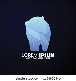 bear logo. vector logo for a company