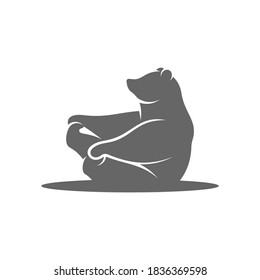 Bear logo vector concept. Bear logo design template. Illustration