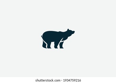 Bear logo vector concept. Bear logo illustration