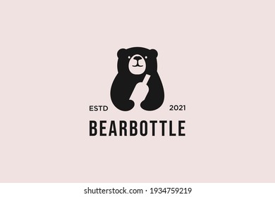 Bear logo vector concept. Bear logo illustration