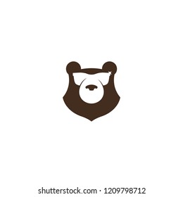 Bear logo vector concept. Bear logo template