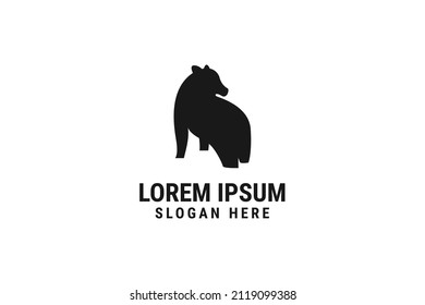 Bear Logo Vector Design Illustration Vintage Template