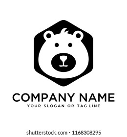 Bear Logo Vector Design Template