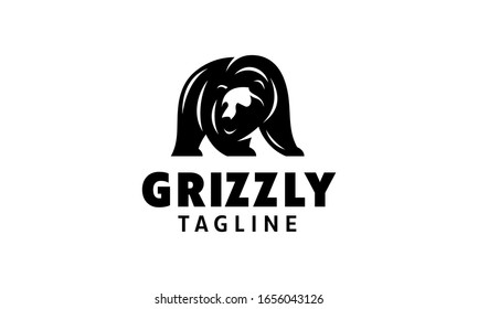 Bear Logo Vector	Design Template