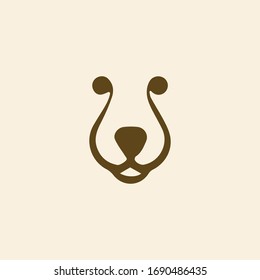 Bear Logo Vector Design Templates