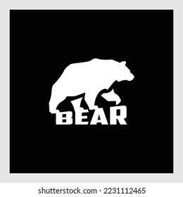 Bear Logo Vector Design Templates
